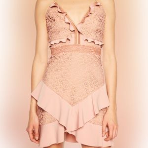 Bardot Fae Rose Blush Dress Sz 6